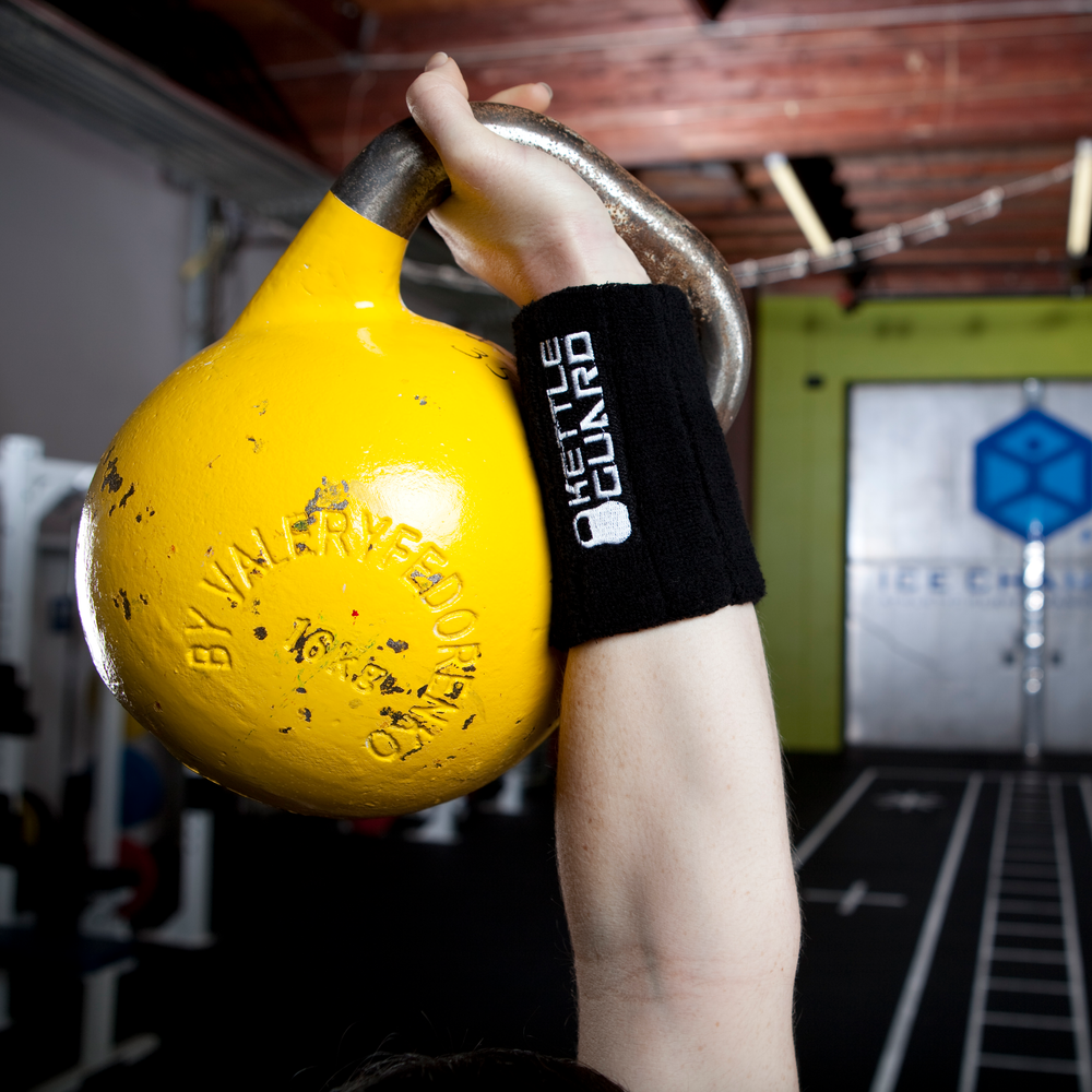 Kettlebell Guard KettleGuard – Reinforced Kettlebell Wrist Guard – Love to Lift